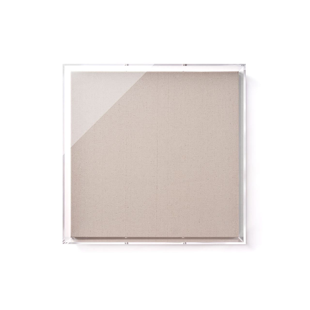Wexel Art UV Grade Acrylic Shadowbox 3" Depth with Beige Linen Canvas